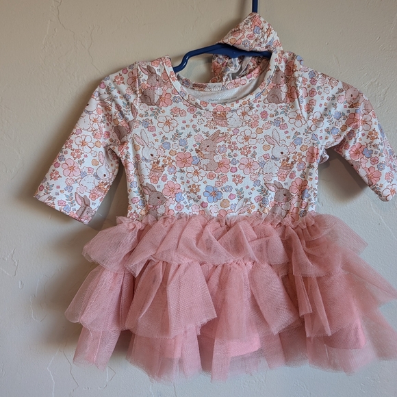 Tulle dress with matching diaper cover - Picture 2 of 2